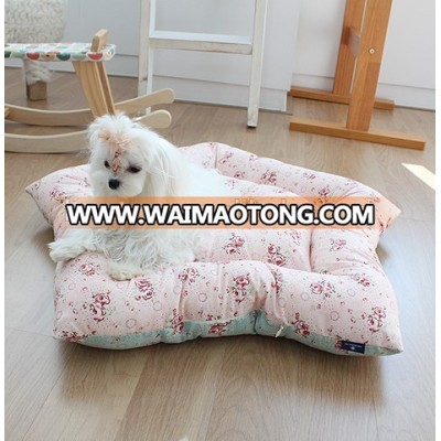 Cotton fabric Pet teepee tent mat pet cushion