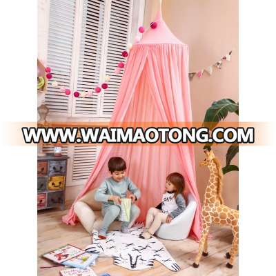 Ningbo Lovetree Princess Pink Girls Camping Teepee Tent Mosquito Net Kids Bed Canopy