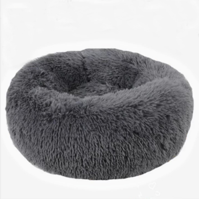 Cute plush plush cat dog bed furry cute pet bed